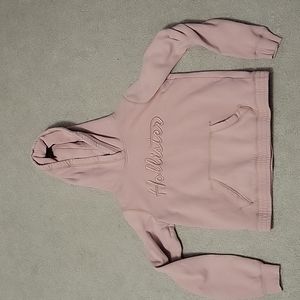 Hollister Signature Light Pink Hoodie Sweatshirt, Size S